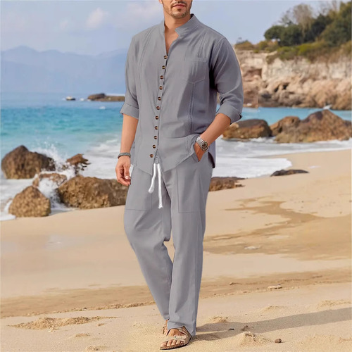 Camisa Cubana, Camisa Para Hombre, Camisa De Moda Casual Con