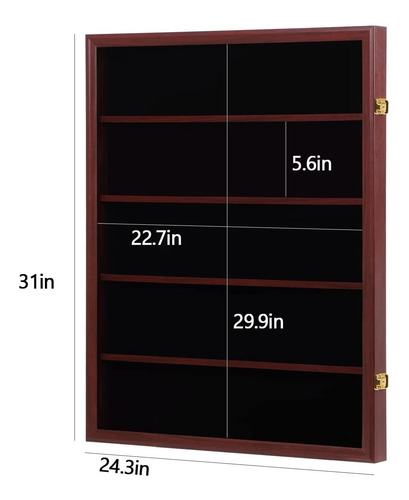 Imagen 2 de 5 de Caja Estuche Marco Cafe Mrwye Para Tarjetas Coleccionables
