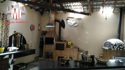 Linda Chácara Com 5 Dormitórios, Piscina, Pomar, Perto Da Cidade, À Venda, 2900 M² Por R$ 550.000 - Zona Rural - Pinhalzinho/sp - Ch0879