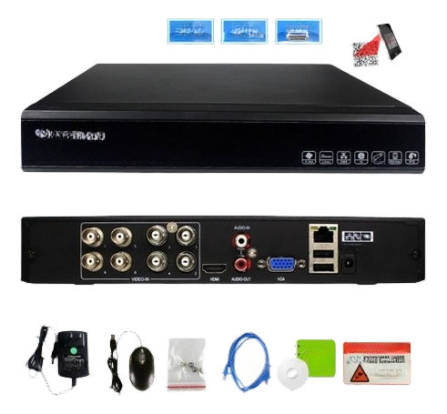 Ismart 8 Canales 960 P 720 P Ahd Dvr Nvr 1200tvl Seguridad S