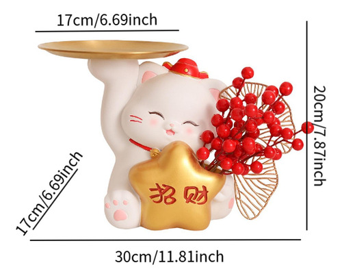 Bandeja De Almacenamiento Con Forma De Gato, Regalo, Soporte