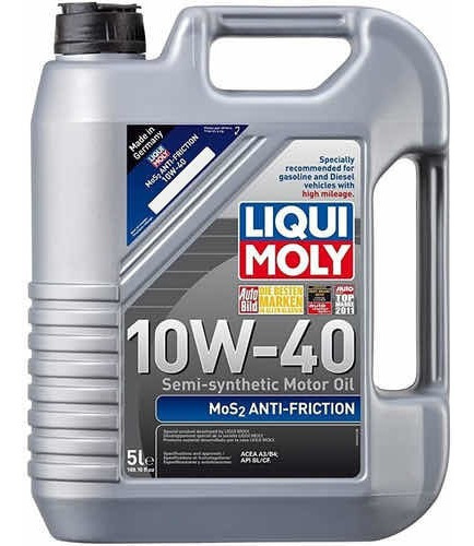 Aceite Liqui Moly 10w40 Semi Sintetico Caja 20 Litros