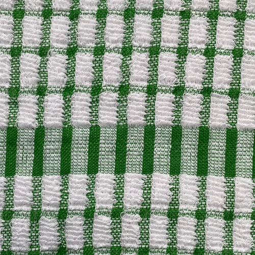 Imagen 2 de 9 de Docena Repasadores Súper Absorbente Grande Cuadros Lichytex