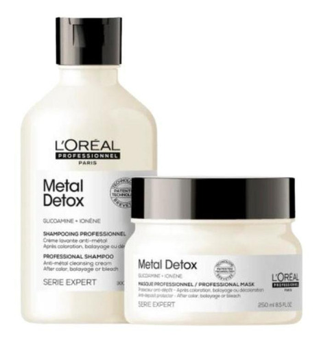 Kit Loreal Metal Detox Shampoo 300ml+mascara 250g