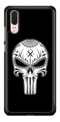 Funda Case Dia Muertos Punisher Huawei P8 Lite P20 P10 Y Mas