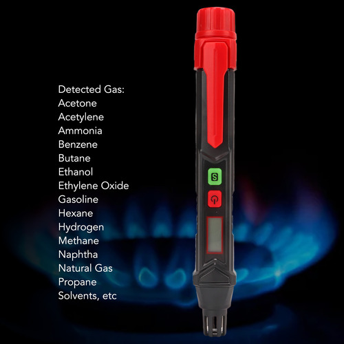 Detector Fugas De Gas Localización Alta Sensible Con Alarma