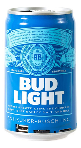 Bud Light Bluetooth Can Speaker Altavoz Estéreo De Audio Ina