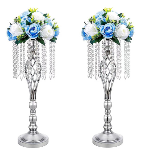 2 Jarrones De Recepcin De Boda, Soportes Para Candelabros, C