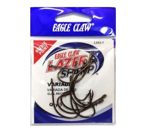 Anzuelo Eagle Claw L042-1 (9 Unidades) Ideal Peje / Variada 