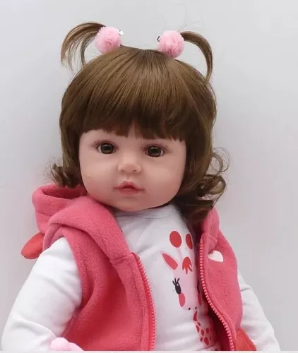 Boneca Bebe Realista Bela 48Cm: Promoções