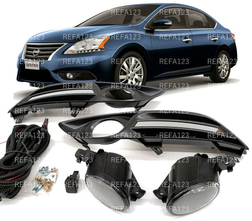 Faros Niebla Sentra 2013 2014 2015 2016 Kit Calidad Msi