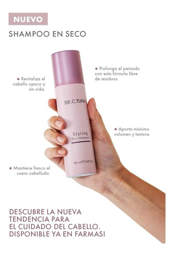 Set 3 Champoo En Seco Styling Farmasi Dr Tuna 150ml