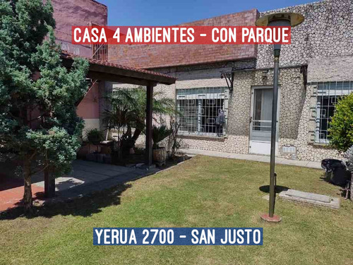 Venta Casa 4 Ambientes Con Parque En San Justo