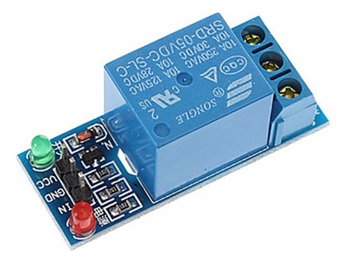 Modulo Rele 5v Arduino 1 Canal Con Bornera  250v 10a