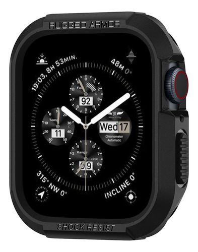 Funda Spigen Apple Watch 44 Series 6 /se/5/4 Negro