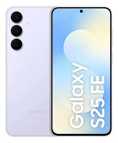 Celular Samsung Galaxy S25 Fe 5g, 128gb, 8gb Ram, Câmera Tripla De 50+12+8, Tela Grande De 6.7 Azul Azul-celeste