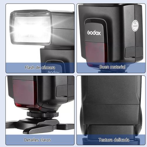 Godox Tt520 Flash Speedlite P/cámara Con Transmisor Disparo