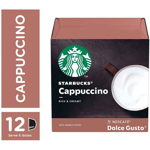 Cappuccino Starbucks By Dolce Gusto Com 12 Cápsulas