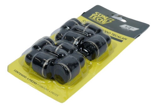 Blister Conector Codo Tecalan 1/2x1/2 Npt - 4 Uni