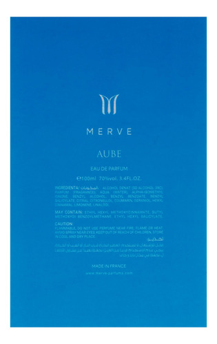 Perfume Merve Aube Eau De Parfum, 100 Ml, Para Unisex