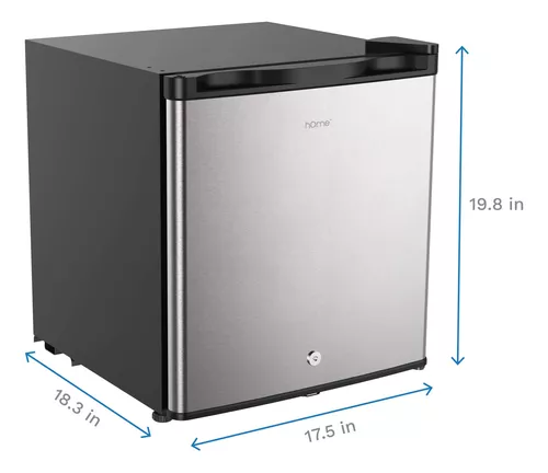  Mini congelador vertical compacto con acabado de acero