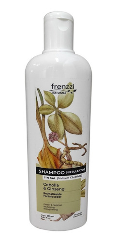 Shampoo Frenzzi Cebolla Y Ginseng Sin Sulfatos 350ml