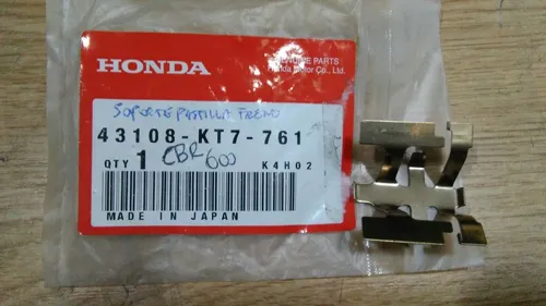 Soporte Pastillas Honda Cbr 600/900 43108-kt7-761 Original