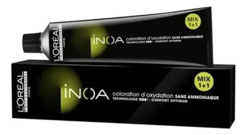  L'oréal Inoa 5 Castanho Claro - Coloração 60g Tom 7.4 Louro Acobreado