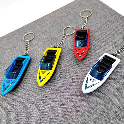 2 Modelo De Mini Lancha De 4 Piezas, Lancha Con Llavero