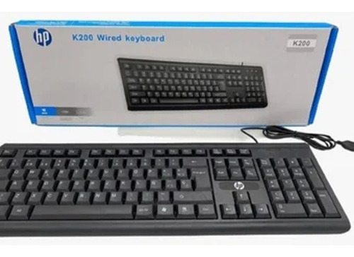 Teclado Hp Wired Keyboard Alámbrico K200