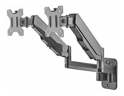 Imagen 3 de 6 de Soporte De Pared Para Monitor Doble Con Resorte De Gas Unive