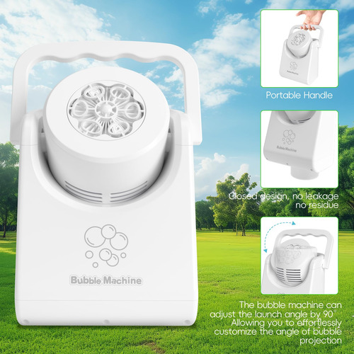 Máquina De Burbujas Automática Eléctrica Para Niños Y Adulto Color
