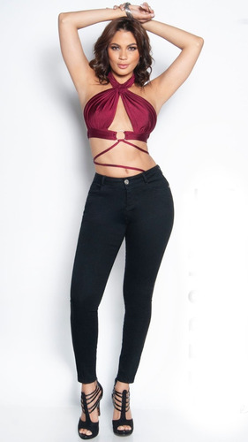 Fergino Jeans Modelo Katy Black Corte Colombiano 