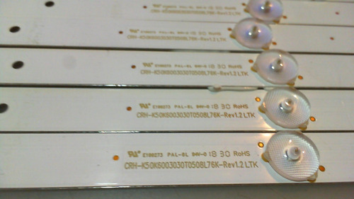 10 Tiras 4 Leds Tv 50 Atvio Le50f1000, Le50f1000a Original (Usado)