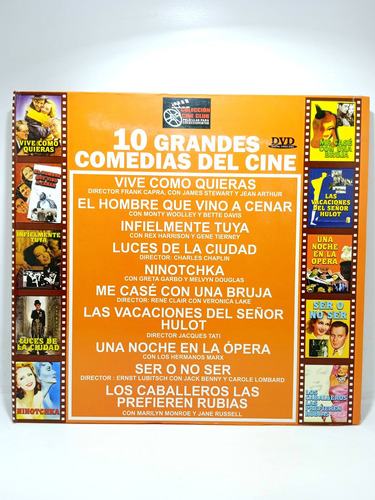 Imagen 1 de 7 de 10 Grandes Comedias Del Cine - Dvd - Colección Cine Club