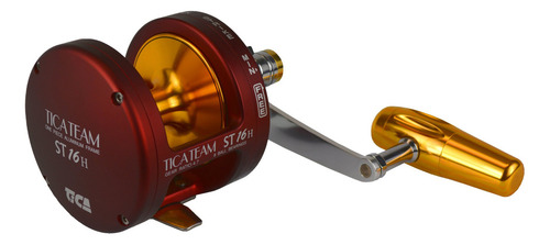 Tica Stl Carrete De Pesca Para Zurdos, Stl16n, Rojo