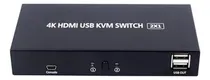 Comprar Kvm Switch Hdmi Usb Para 2 Pcs - Comparte Teclado Y Monitor