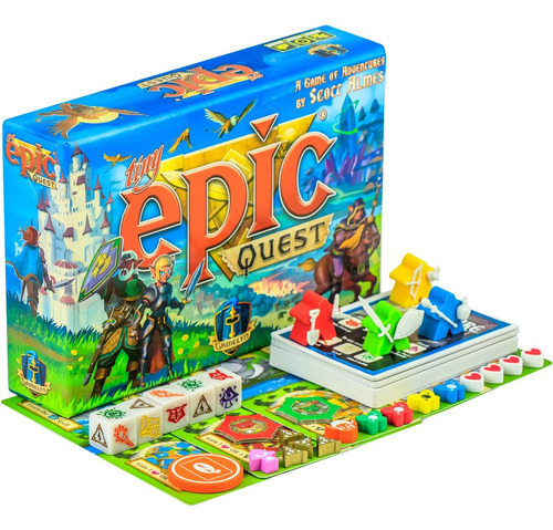 Juego De Mesa De Fantasía Tiny Epic Quest De Gamelyn Games: