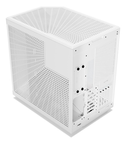 Gabinete de jogos Hyte Y70 Touch Infinite Eatx com USB-c temperado branco