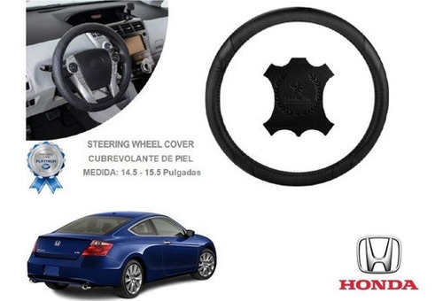 Funda Cubrevolante Negro Piel Honda Accord Coupe 2012