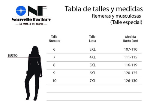 Imagen 2 de 7 de Remera Mujer Manga Larga Lanilla Talle Super Grande Art 2682
