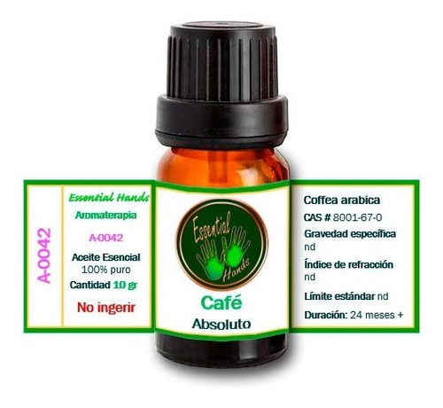 Imagen 1 de 2 de Café 10gr - Absoluto - Aromaterapia - Terapéutico