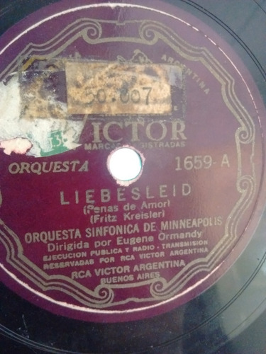 Orquesta Sinfonica Minneapolis Disco Pasta 1659 C23