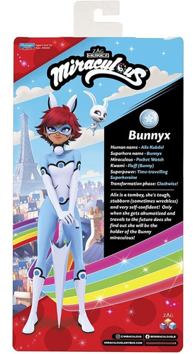 Muñeca Miraculous Ladybug Bunnyx Original Y Nueva