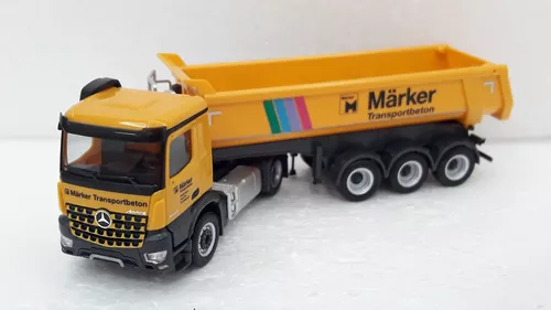 Mercedes Benz Arocs 1843 Carreta Caçamba - Herpa - 1/87