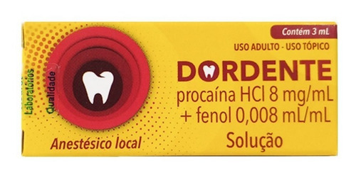  Kit 04 Unid Dordente Curar Dor De Dente Em 5 Segundos