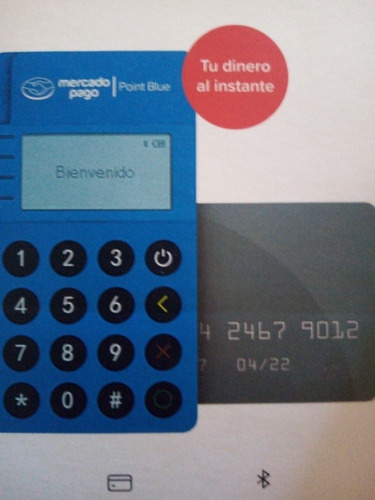 Point Blue Lector De Tarjetas Mercado Pago Bluetooth