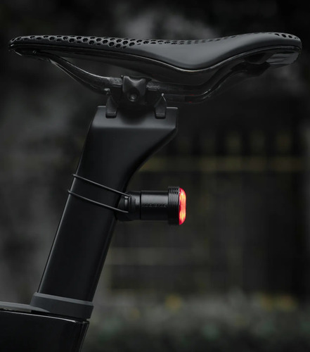Luz Trasera Bicicleta Inteligente Impermeable Rockbros Negro