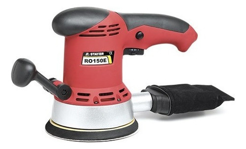 Lijadora Roto Orbital Stayer Veloc Variable 450w 150mm Color Rojo