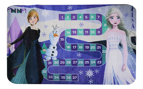 Alfombra Infantil Frozen Con Memoria 127 X 197 Cm Ancho 127 Cm